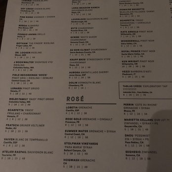 Sixty Vines - Menu - New American Near Me - Nashville, Tennessee