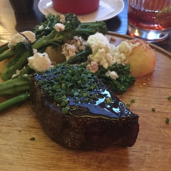 The Nickel - Wagyu steak, with loaded brocollini and potatoes - Venues & Event Spaces Near Me - Denver, Colorado