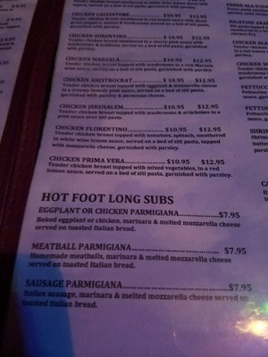 Menu photo 7 Prespa's Italian Restaurant Arlington, TX