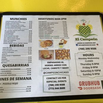 El Campeon - Mexican Near Me - Cicero, Illinois