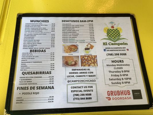 Menu photo 7 El Campeon Cicero, IL