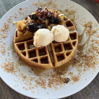 Puravida - Waffle was surprisingly delicious and I will be getting it again. The fruit and nuts made this top notch - Sandwiches Near Me - Mazatlán, SIN Puravida - Waffle was surprisingly delicious and I will be getting it again. The fruit and nuts made this top notch - Sandwiches Near Me - Mazatlán, SIN