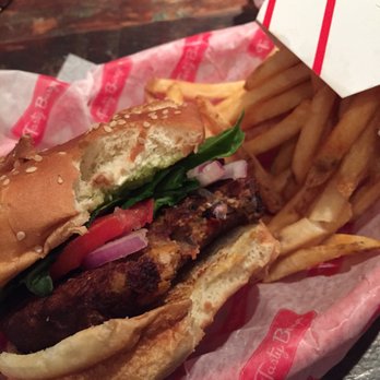 Tasty Burger - Veggie burger with guac and fries - Burgers Near Me - Boston, Massachusetts Tasty Burger - Veggie burger with guac and fries - Burgers Near Me - Boston, Massachusetts