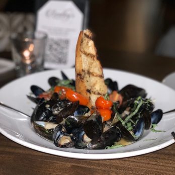 Bentley's Restaurant - Mussels the garlic butter and grilled bread was outstanding. - French Near Me - Charlotte, North Carolina Bentley's Restaurant - Mussels the garlic butter and grilled bread was outstanding. - French Near Me - Charlotte, North Carolina