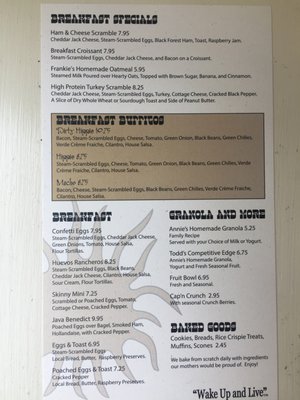 Menu photo 5 Java On Fourth Ketchum, ID Menu photo 5 Java On Fourth Ketchum, ID