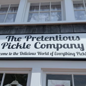 The Pretentious Pickle - Wonderful, pretentious pickle company in Mashpee - Specialty Food Near Me - Mashpee, Massachusetts The Pretentious Pickle - Wonderful, pretentious pickle company in Mashpee - Specialty Food Near Me - Mashpee, Massachusetts