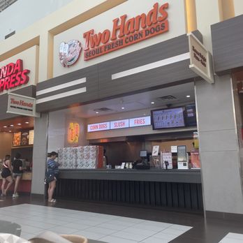 Two Hands Corn Dog - Arlington - Mall - Hot Dogs Near Me - Arlington, Texas Two Hands Corn Dog - Arlington - Mall - Hot Dogs Near Me - Arlington, Texas