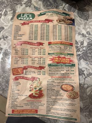 Menu photo 2 Lr's Pizza Delano, CA Menu photo 2 Lr's Pizza Delano, CA