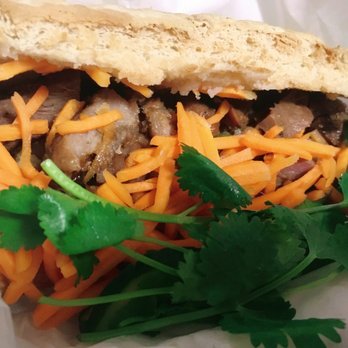 Asian Box - Lemongrass Pork Banh Mi Sandwich - Asian Fusion Near Me - San Francisco, California