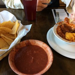 Cafe Cancun - Chips, salsa, chili appetizer