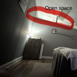 You can hear everything because of the open  space.