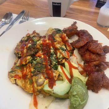 Broken Yolk Cafe - Spicy Vegan Breakfast Bowl - Breakfast & Brunch Near Me - Henderson, Nevada Broken Yolk Cafe - Spicy Vegan Breakfast Bowl - Breakfast & Brunch Near Me - Henderson, Nevada