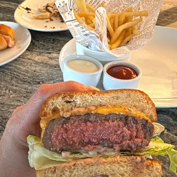 Mae Daly's - Mister B's menu - burger - I ordered it cooked this way - Steakhouses Near Me - Las Vegas, Nevada Mae Daly's - Mister B's menu - burger - I ordered it cooked this way - Steakhouses Near Me - Las Vegas, Nevada