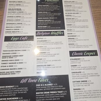 Pancake Café - Menu - Breakfast & Brunch Near Me - Naperville, Illinois