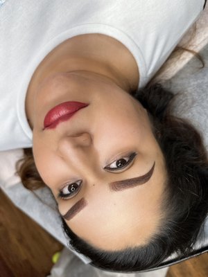 Ombre shading - Brows creating a soft shaded brow pencil look for all skin type.