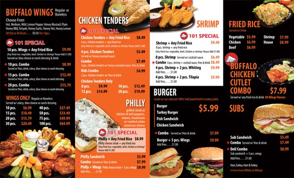 Menu photo 8 Wings 101 Atlanta, GA