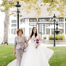 Walking down the aisle with my mom