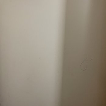 Hotel Derek - Stained bathroom door - Hotels Near Me - Houston, Texas