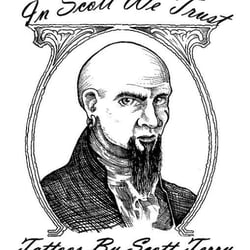 Scott Does Tattoos - Self portrait of Scott Terry tattoo artist scott does tattoos