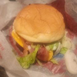 Wendy's - Disgusting soggy burger with shredded lettuce instead of the good piece they used to do... Literally days ago