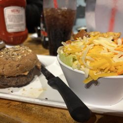 Dust Bowl Brewery Taproom - PB&J Burger w/ Side Salad