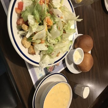 Bob Evans - House salad and a cup of baked potato soup - Breakfast & Brunch Near Me - Bowie, Maryland