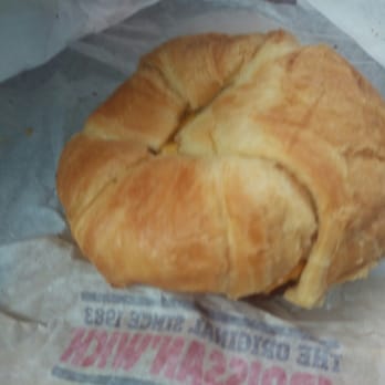 Burger King - a croissant sandwich on a wrapper - Burgers Near Me - Kewanee, Illinois