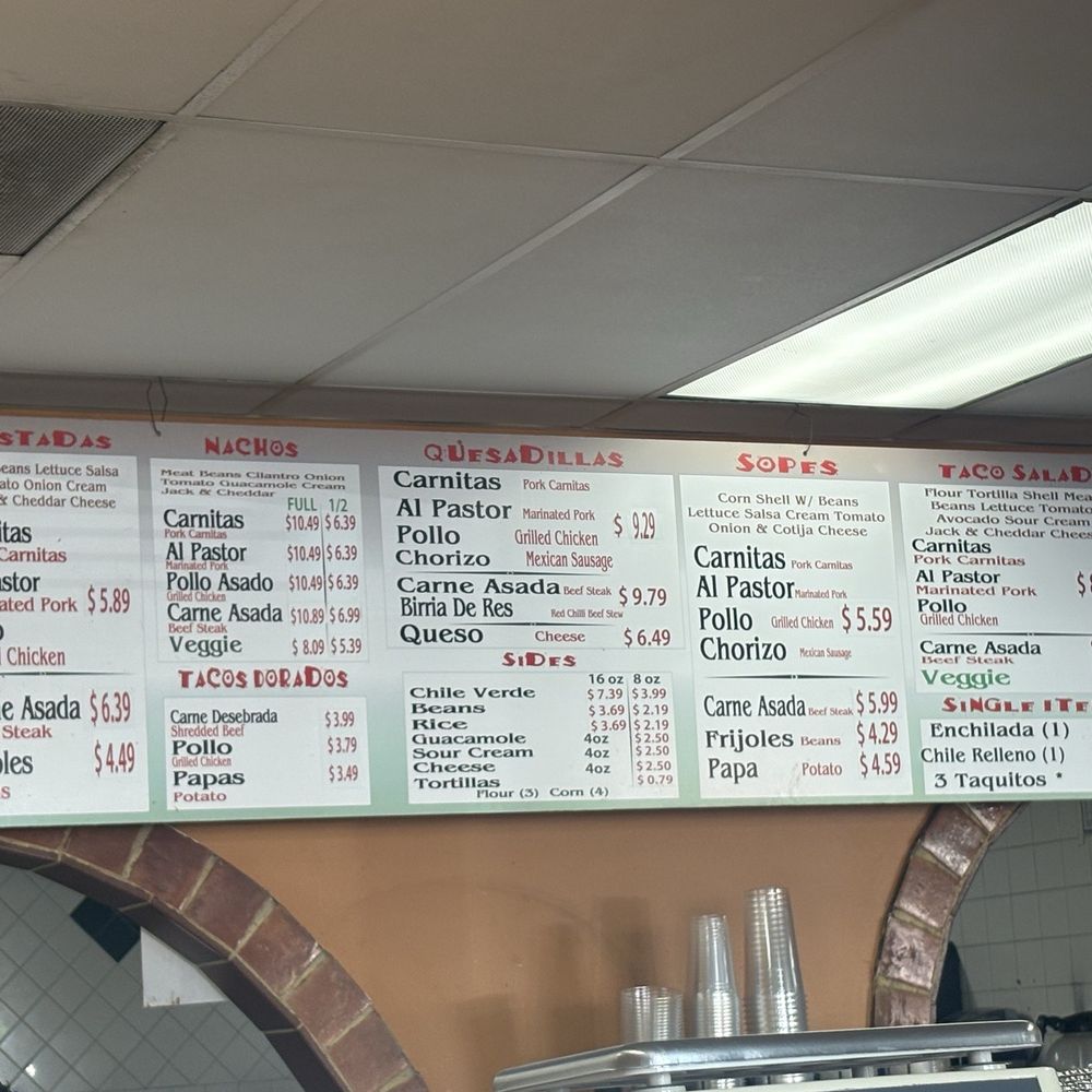 El Camino Real - Menu (Jan 2026) - Mexican Near Me - Fullerton, California
