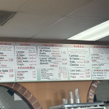 El Camino Real - Menu (Jan 2026) - Mexican Near Me - Fullerton, California