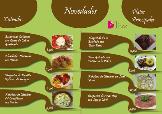 Menu photo 2 D'Litos Madrid, M