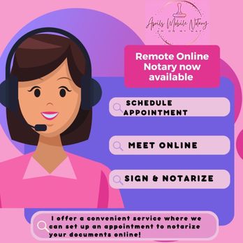 Aprils Mobile Notary Service - Remote online Notary now available! - Notaries Near Me Aprils Mobile Notary Service - Remote online Notary now available! - Notaries Near Me