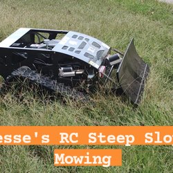 Jesse's RC Steep Slope Mowing