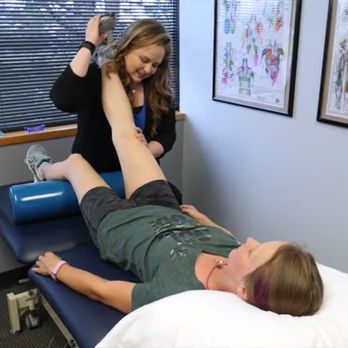 Back In Step Physical Therapy - Assisted hamstring stretch in Dr. Alyssa's treatment room. - Physical Therapy Near Me - Centennial, Colorado Back In Step Physical Therapy - Assisted hamstring stretch in Dr. Alyssa's treatment room. - Physical Therapy Near Me - Centennial, Colorado