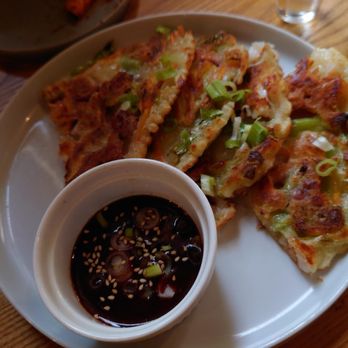 Char'd - Scallion Pancake with seafood - Korean Near Me - Milwaukee, Wisconsin