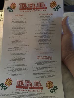 Menu photo 1 Everson Royce Bar Los Angeles, CA