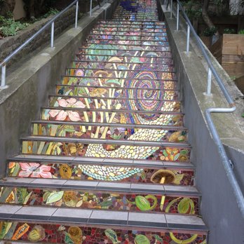 Hidden Garden Steps - Public Art Near Me - San Francisco, California Hidden Garden Steps - Public Art Near Me - San Francisco, California