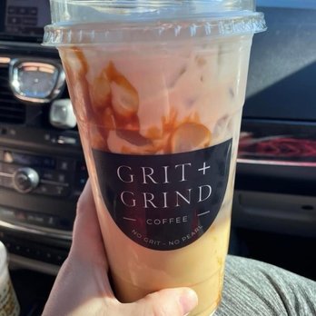 Grit + Grind Coffee - Large Iced "Salty Karen" Latte - Coffee & Tea Near Me - Luverne, Alabama Grit + Grind Coffee - Large Iced "Salty Karen" Latte - Coffee & Tea Near Me - Luverne, Alabama