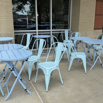 Eiffel Waffle Creamery - Outdoor patio sitting - Ice Cream & Frozen Yogurt Near Me - Fishers, Indiana Eiffel Waffle Creamery - Outdoor patio sitting - Ice Cream & Frozen Yogurt Near Me - Fishers, Indiana