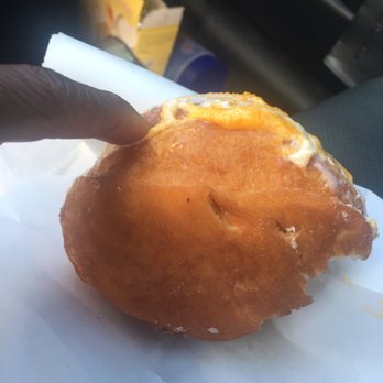 Voodoo Doughnut - The mango tango was so over fried and hard...hockey puck comes to mind. - Donuts Near Me - Houston, Texas Voodoo Doughnut - The mango tango was so over fried and hard...hockey puck comes to mind. - Donuts Near Me - Houston, Texas