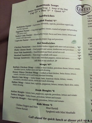 Menu photo 2 Costa Market New Kensington, PA