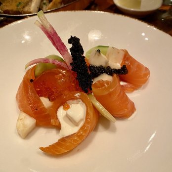 Blue Duck Tavern - Salmon and caviar - New American Near Me - Washington, DC, District of Columbia Blue Duck Tavern - Salmon and caviar - New American Near Me - Washington, DC, District of Columbia
