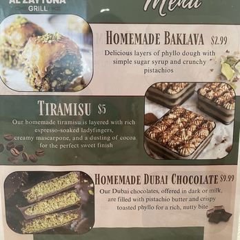 Al Zaytuna Grill - Dessert - Middle Eastern Near Me - Hamilton, Ohio