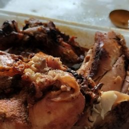 Pollo asado con pluma Quitenlo bien