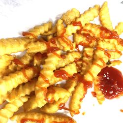 Tony's Hot Dogs food