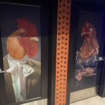 Butterbird - Restroom doors!! - Salad Near Me - Watertown, Massachusetts