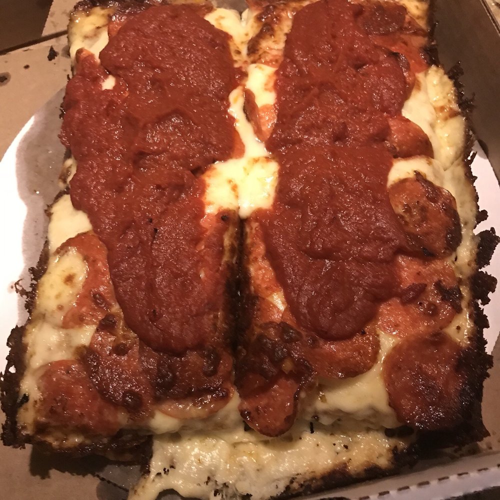 Fat Chris's Pizza and Such - Detroit Style - 4 slices - Pepperoni - Pizza Near Me - Chicago, Illinois Fat Chris's Pizza and Such - Detroit Style - 4 slices - Pepperoni - Pizza Near Me - Chicago, Illinois