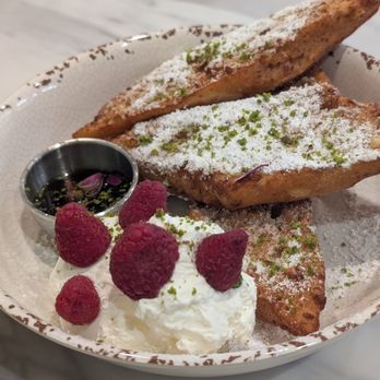 Mr Gyros - Pistachio and Rose French Toast - Mediterranean Near Me - Seattle, Washington Mr Gyros - Pistachio and Rose French Toast - Mediterranean Near Me - Seattle, Washington