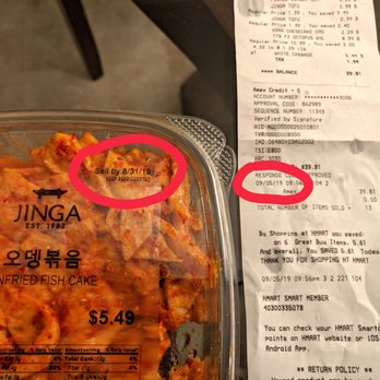 Hmart - Expired fish cake - International Grocery Near Me - Johns Creek, Georgia