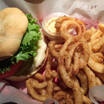 Graham's Beach Grill - Grilled chicken sandwich w/onion straws - Burgers Near Me - Cocoa Beach, Florida