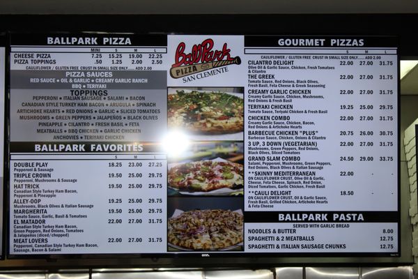 Menu photo 3 BallPark Pizza SC San Clemente, CA Menu photo 3 BallPark Pizza SC San Clemente, CA